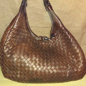 Bottega Veneta Interecciato Campana Hobo Handbag